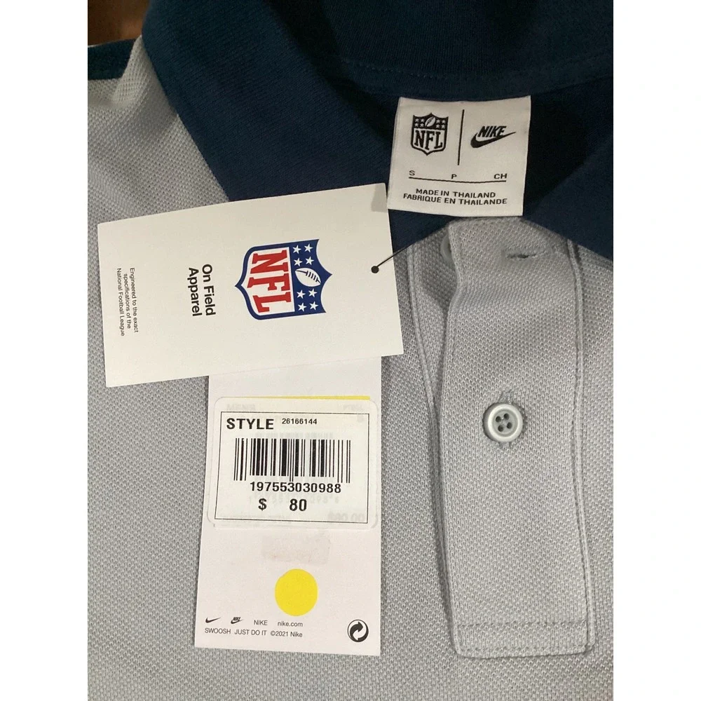 Nike NFL Dallas Cowboys On Field‎ Apparel Polo Shirt Mens Small